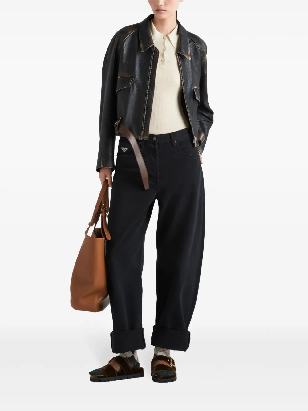 Wide-Leg Selvedge Jeans