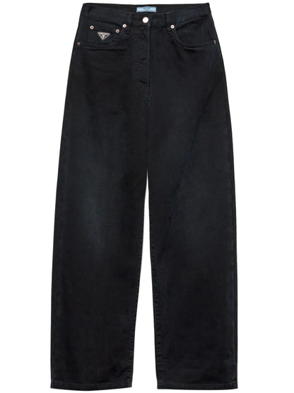 Wide-Leg Selvedge Jeans