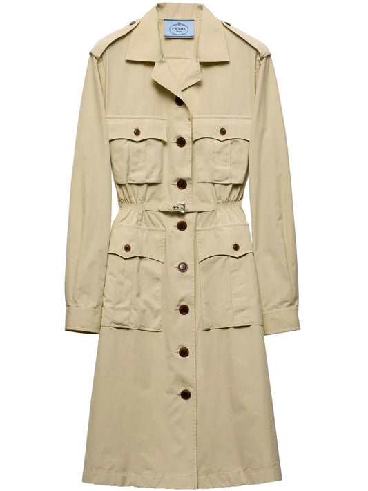 Gabardine Midi Dress