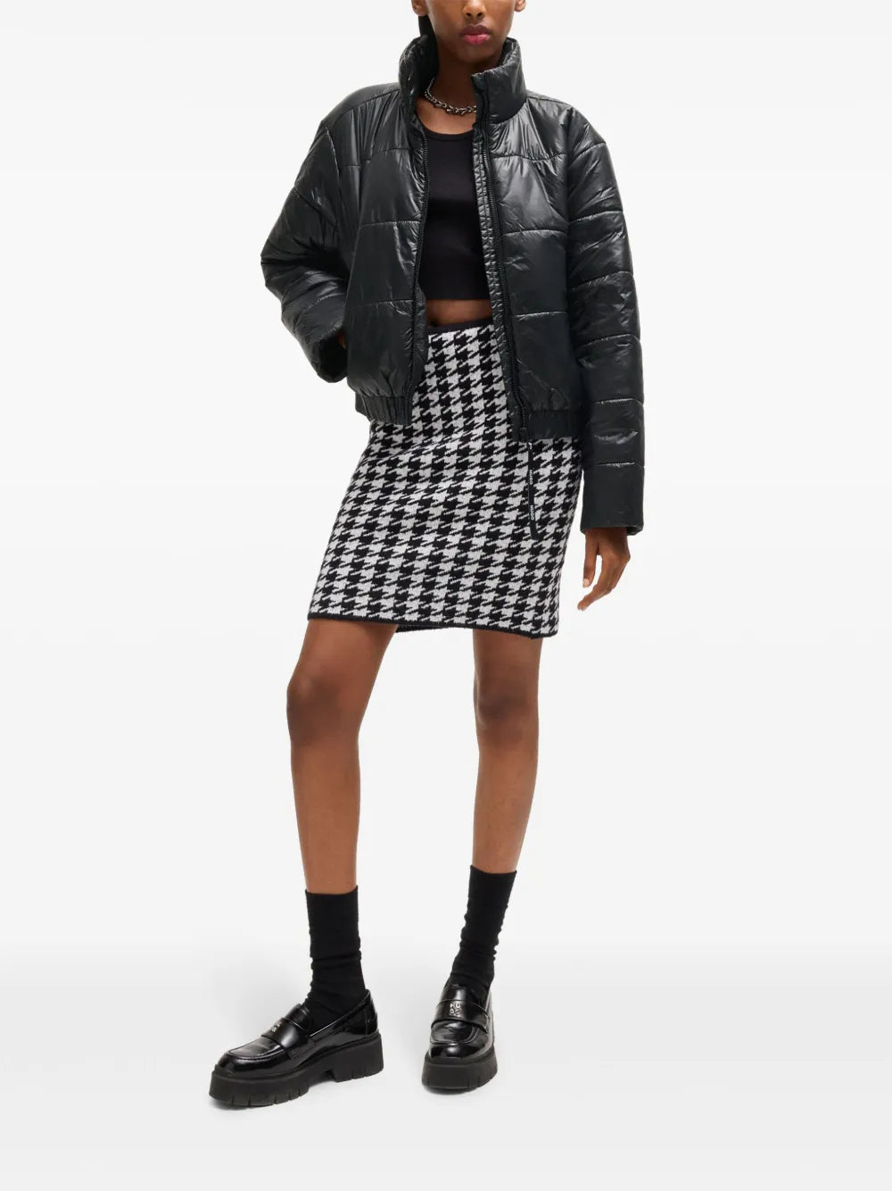 Logo-Patch Puffer Jacket