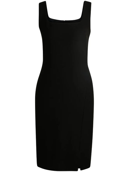 Sleeveless Square-Neck Mini Dress