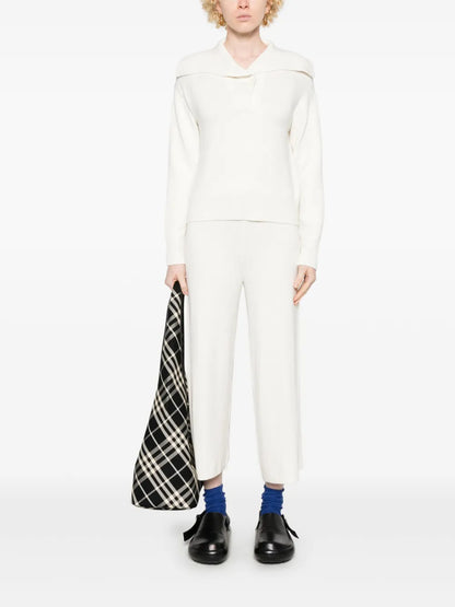 Knitted Cropped Pants