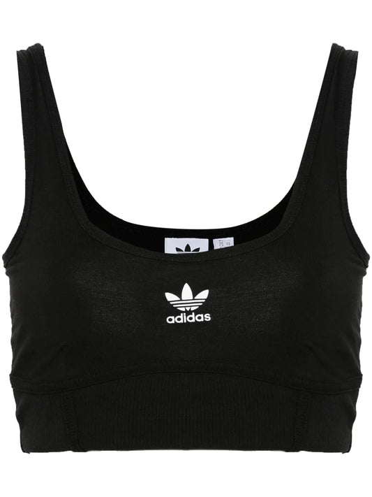 Trefoil-Logo Crop Top