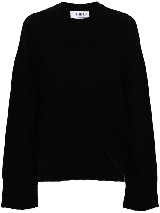 Ribbed-Knit Sweater