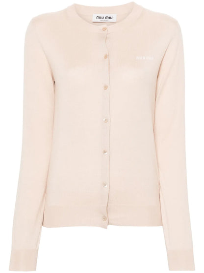 Logo-Intarsia Cardigan