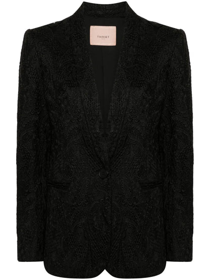 Guipure Lace Blazer