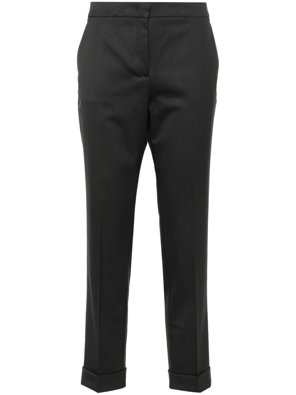Cropped Wool Trousers