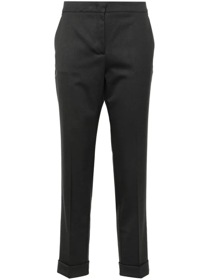 Cropped Wool Trousers