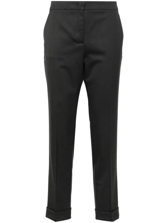 Cropped Wool Trousers