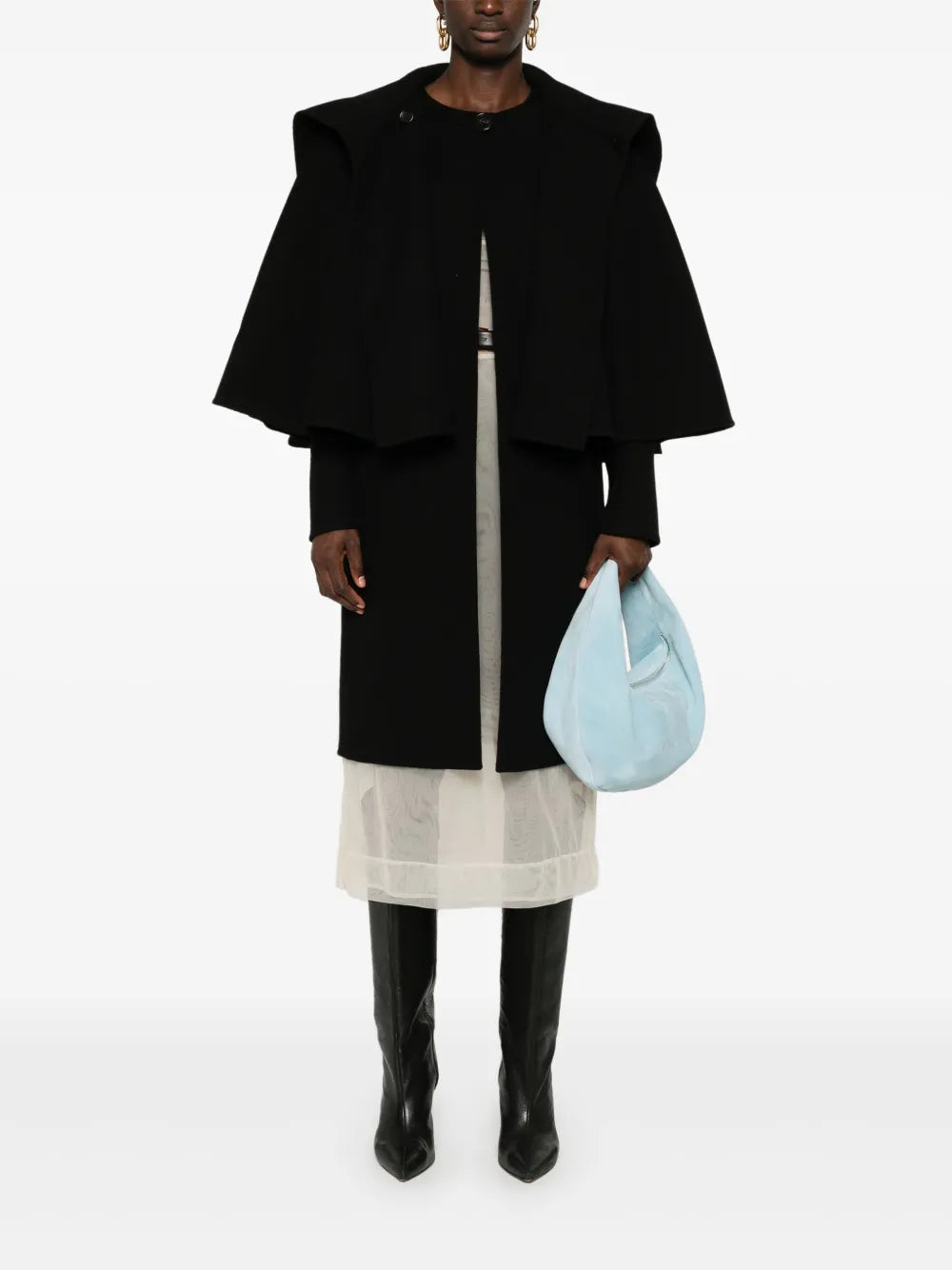 Cape-Detailing Coat