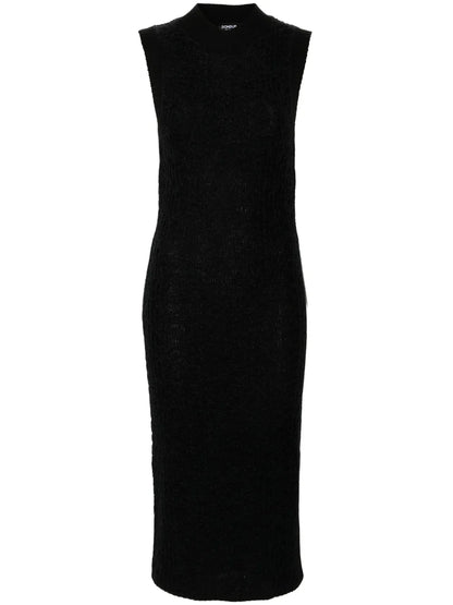 Logo-Plaque Midi Dress