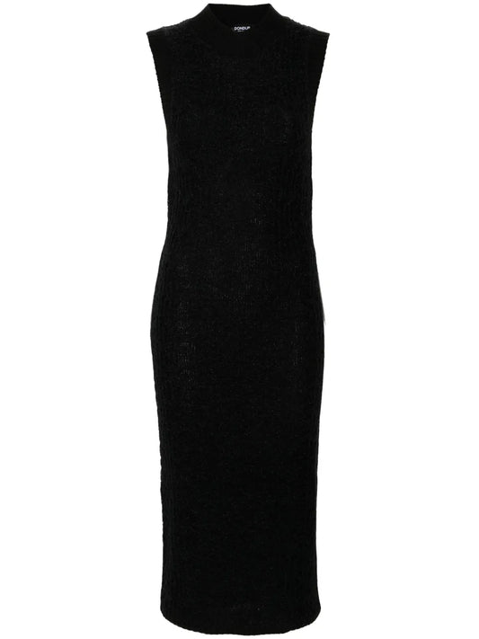 Logo-Plaque Midi Dress