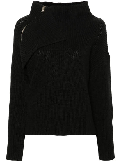 Ribbed-Knit Sweater