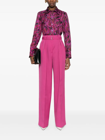 Pleat-Detail Trousers