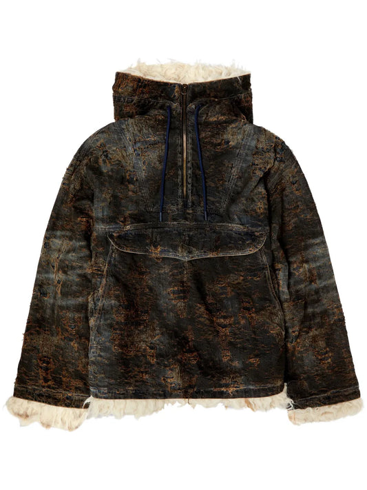 D-Arak-Fsf Coated Jacquard Denim Jacket