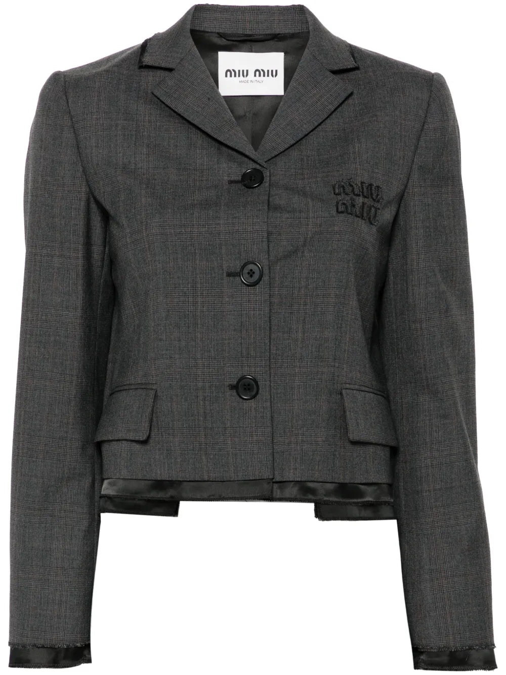 Prince Of Wales-Check Single-Breasted Blazer