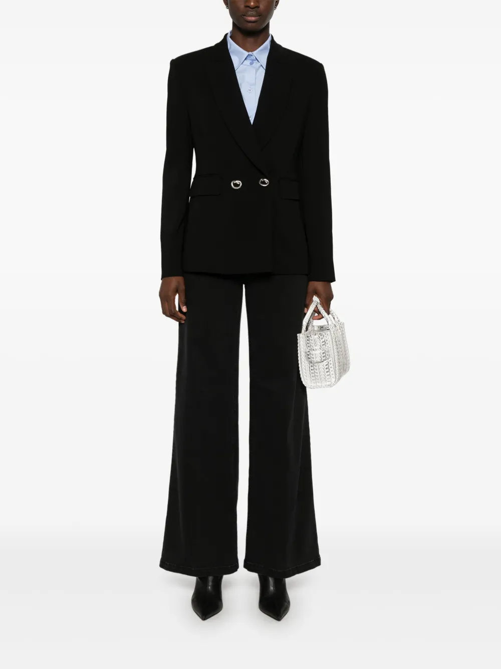 Metal-Buttons Cady Blazer