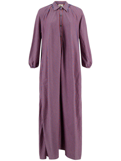 Life Striped Cotton Maxi Dress