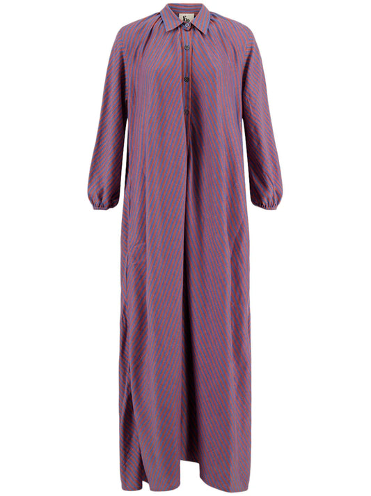 Life Striped Cotton Maxi Dress