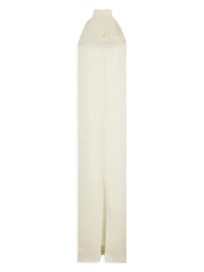 Cyrene Open-Back Halterneck Maxi Dress