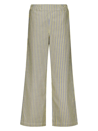 Striped High-Waisted Trousers