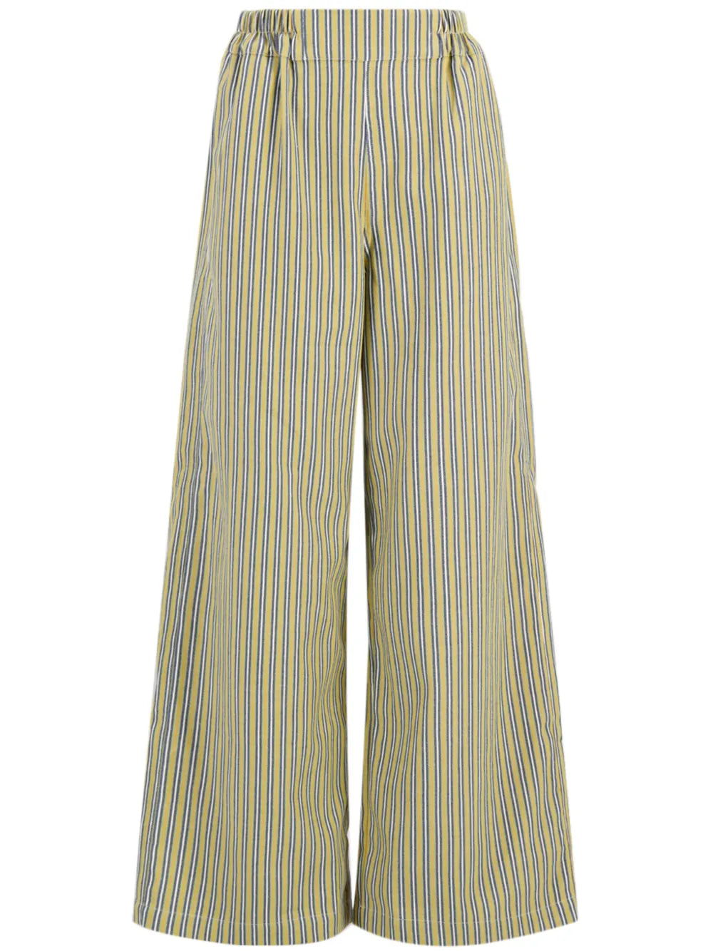 Striped High-Waisted Trousers