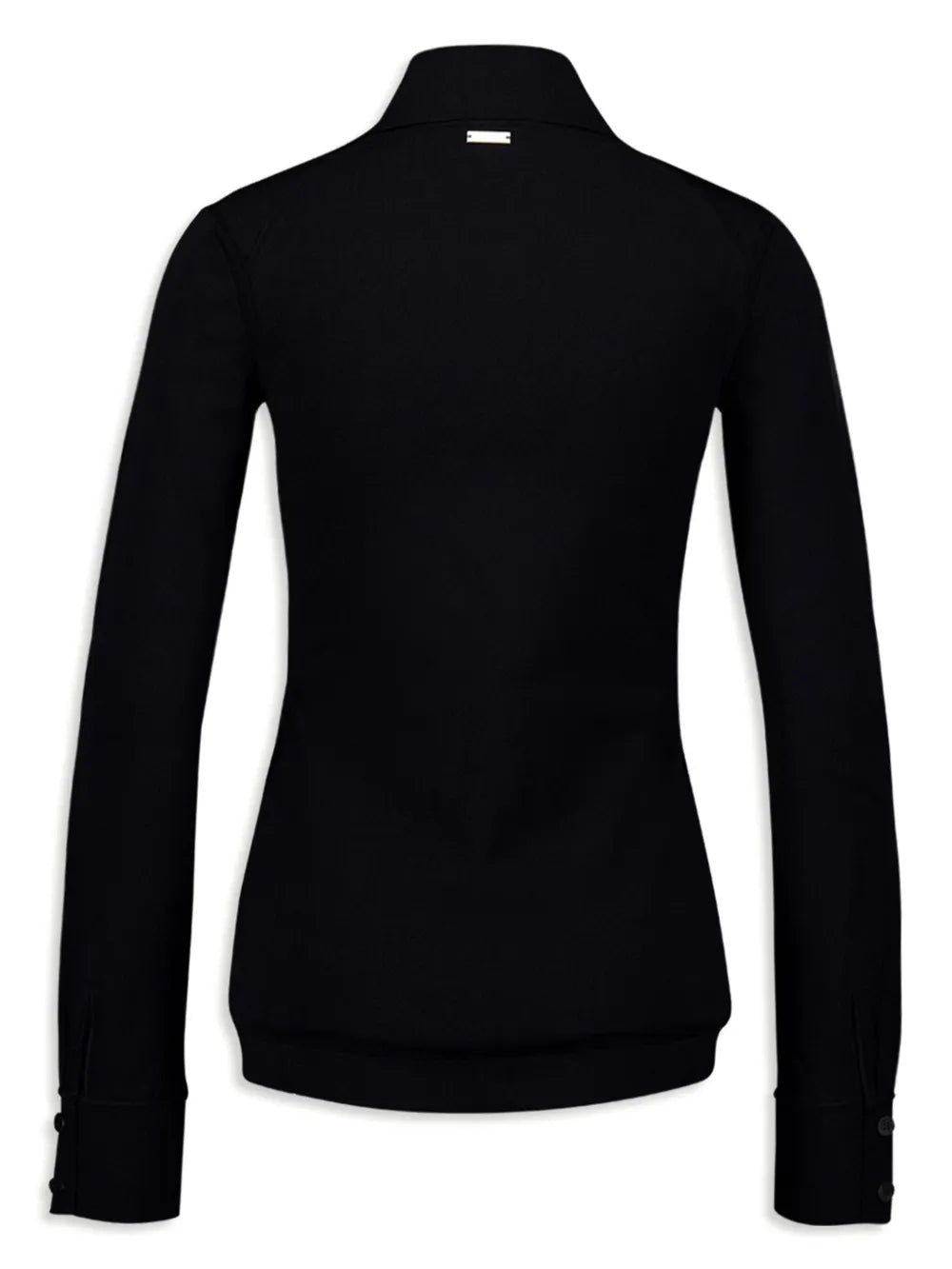 Pointed-Collar Cardigan