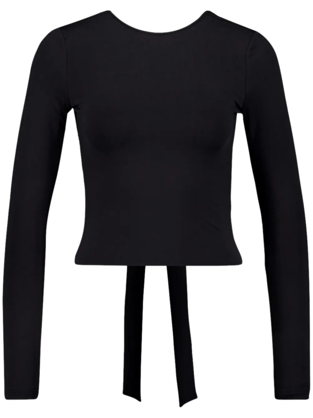 Knot-Detail Long-Sleeved Top