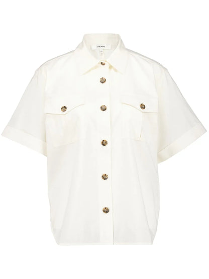 Patch-Pocket Cotton Shirt