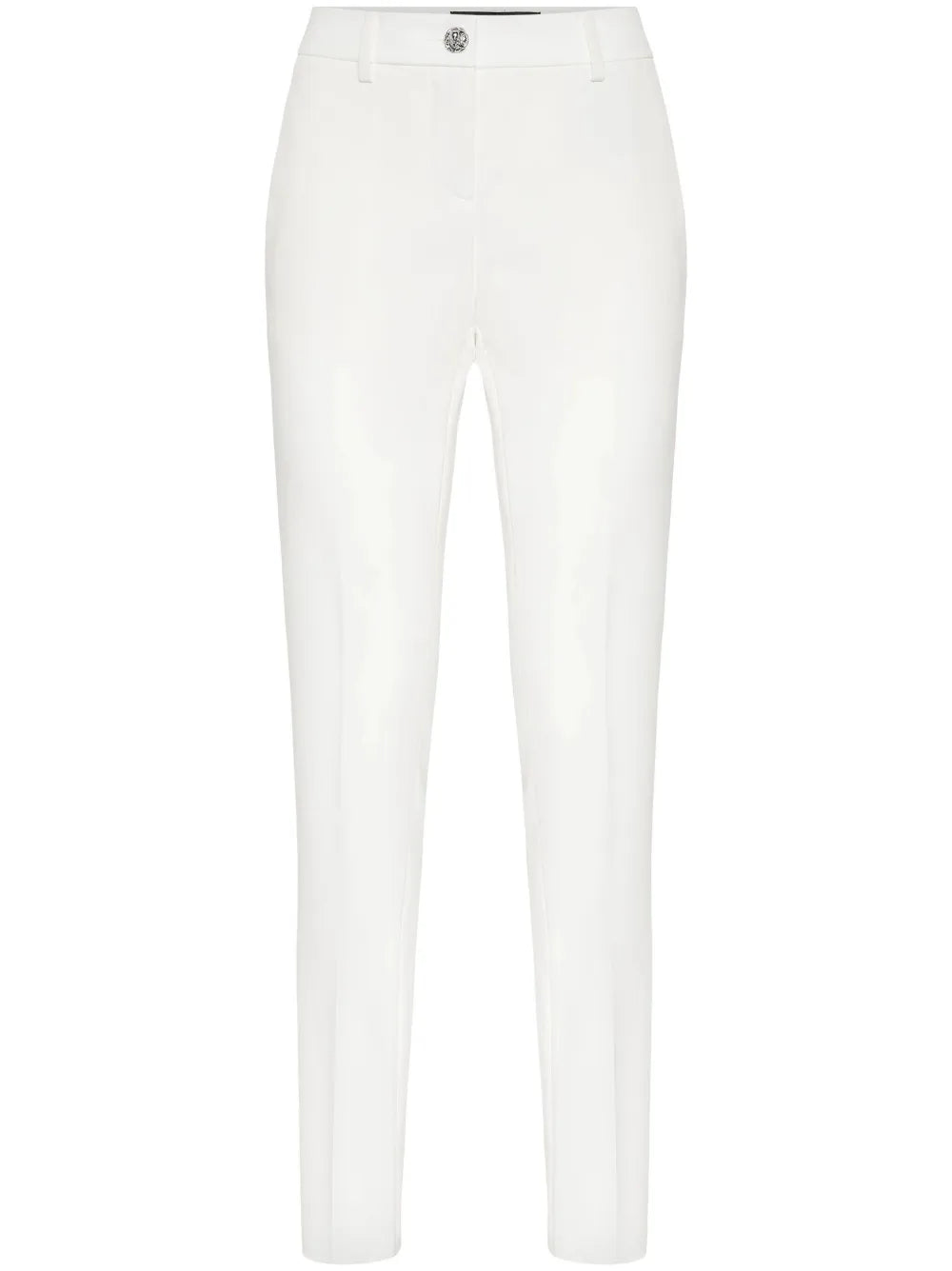 Mid-Rise Slim-Fit Trousers