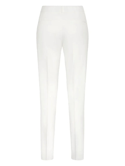 Mid-Rise Slim-Fit Trousers