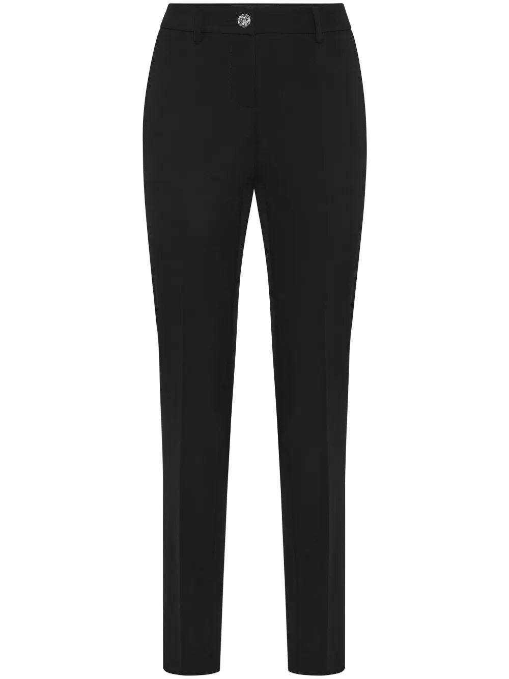 Skull-Detail Slim-Fit Trousers