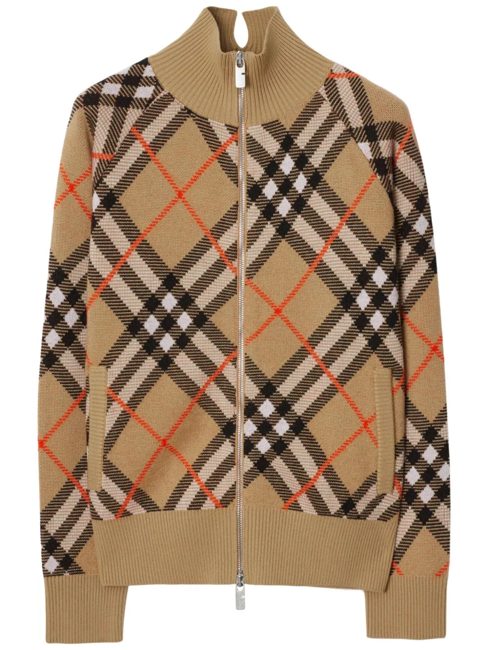 Check-Pattern Cardigan