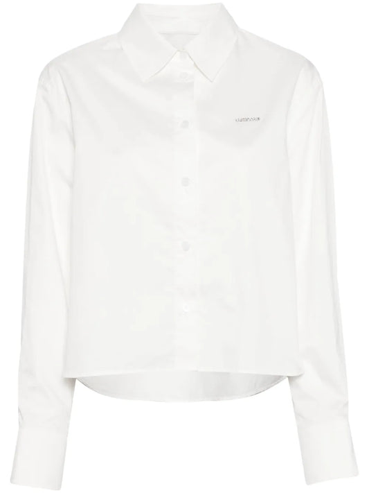 Logo-Embellished Long-Sleeved Shirt