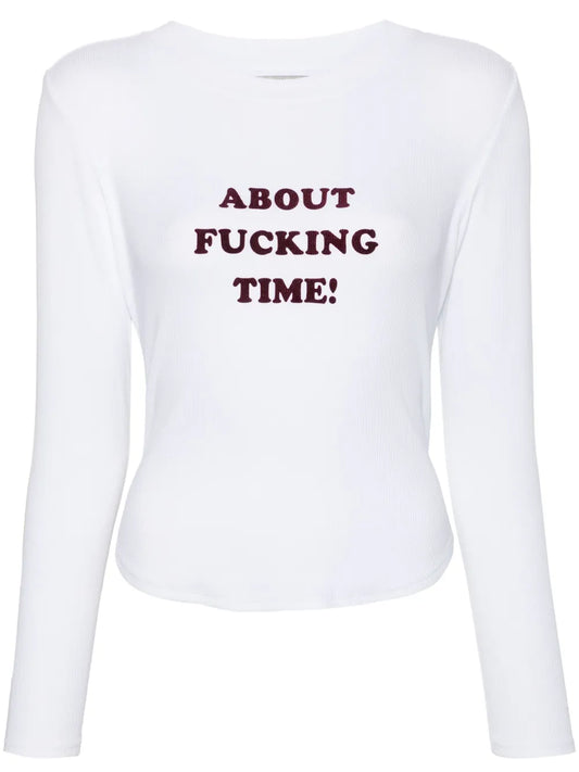 Slogan-Print T-Shirt