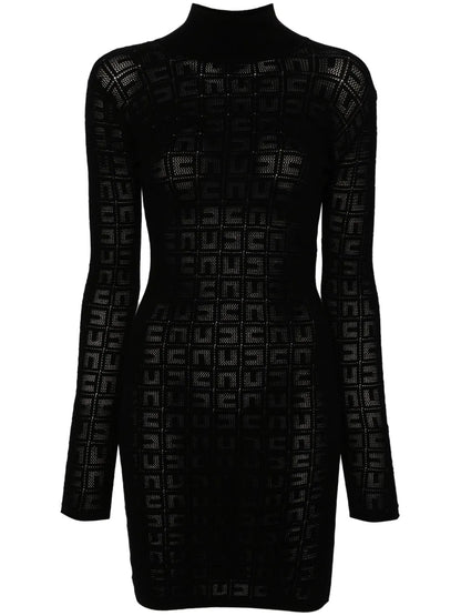 Logo-Jacquard Mini Dress