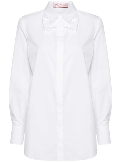 Bow-Detailed Shirt