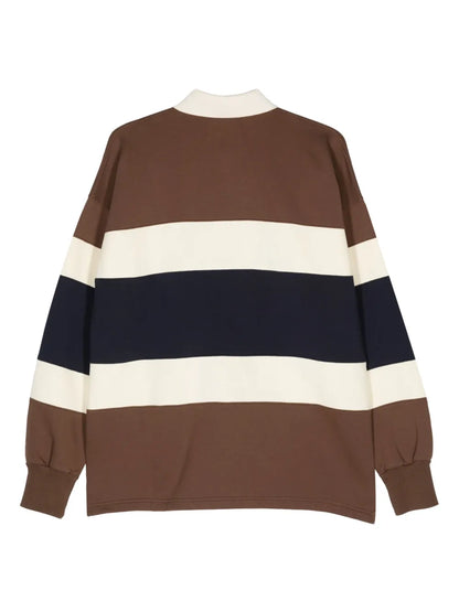 Striped Jersey Polo Shirt