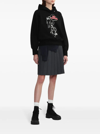 Logo-Print Cotton Hoodie