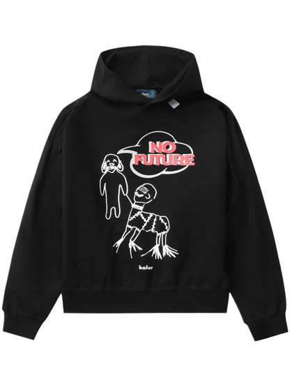 Logo-Print Cotton Hoodie