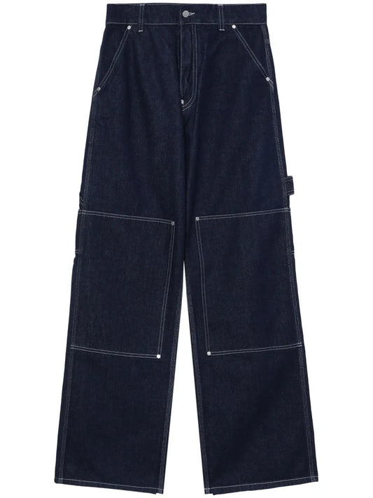 Straight-Leg Cargo Jeans