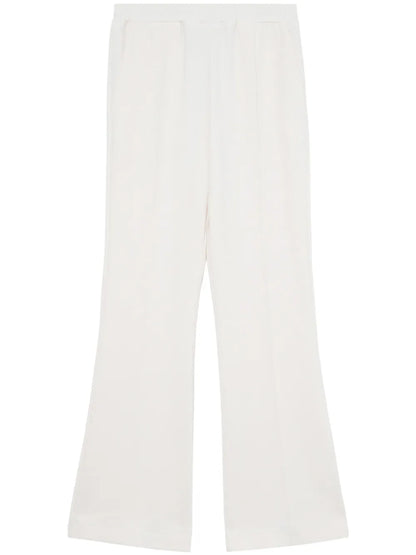 Tech-Jersey Flared Trousers
