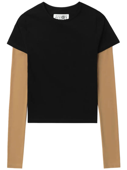 Contrasting Sleeves T-Shirt