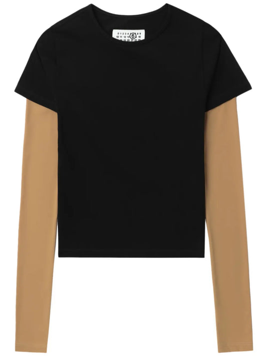 Contrasting Sleeves T-Shirt