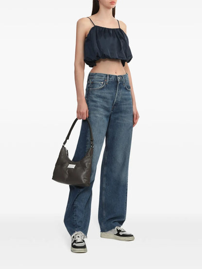 Mid-Rise Cotton-Blend Jeans