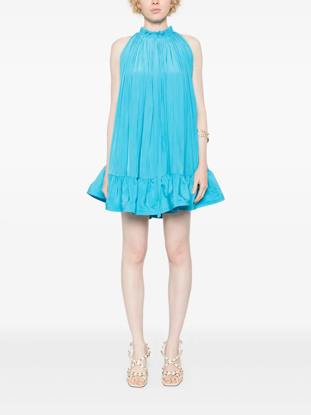 Ruffled Mini Dress
