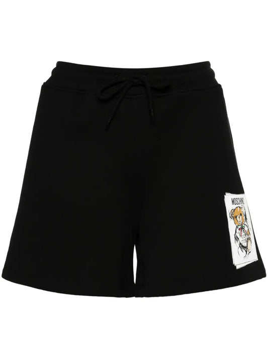 Teddy Bear-Print Shorts