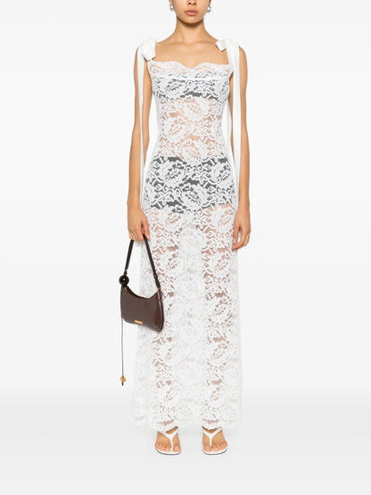 Corded-Lace Maxi Dress