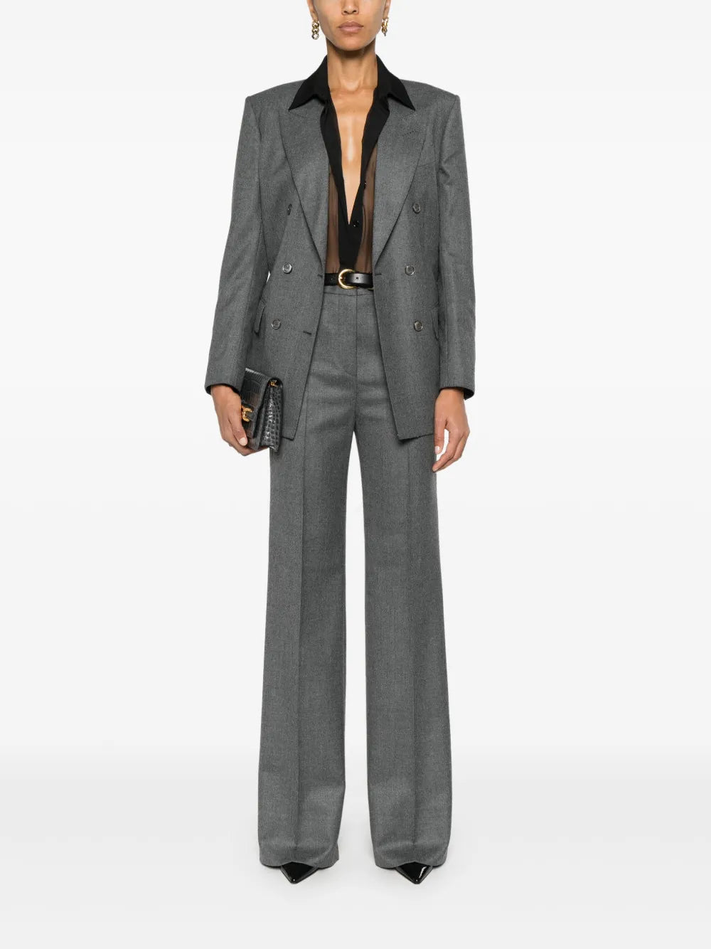 Mélange Tailored Trousers