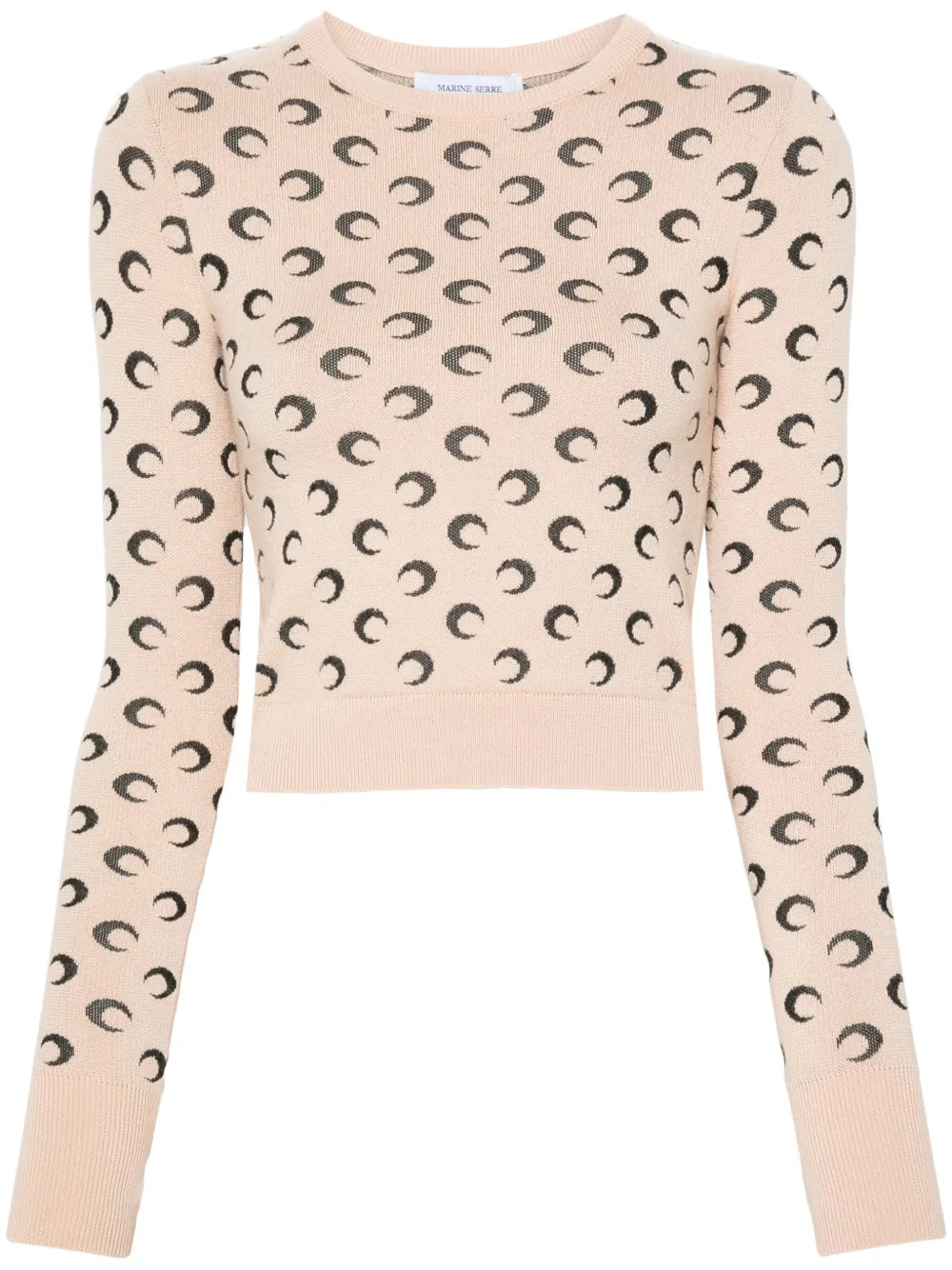 Crescent-Moon-Jacquard Sweater